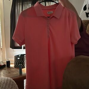Peach Greg Norman golf shirt size large great condition offers welcome